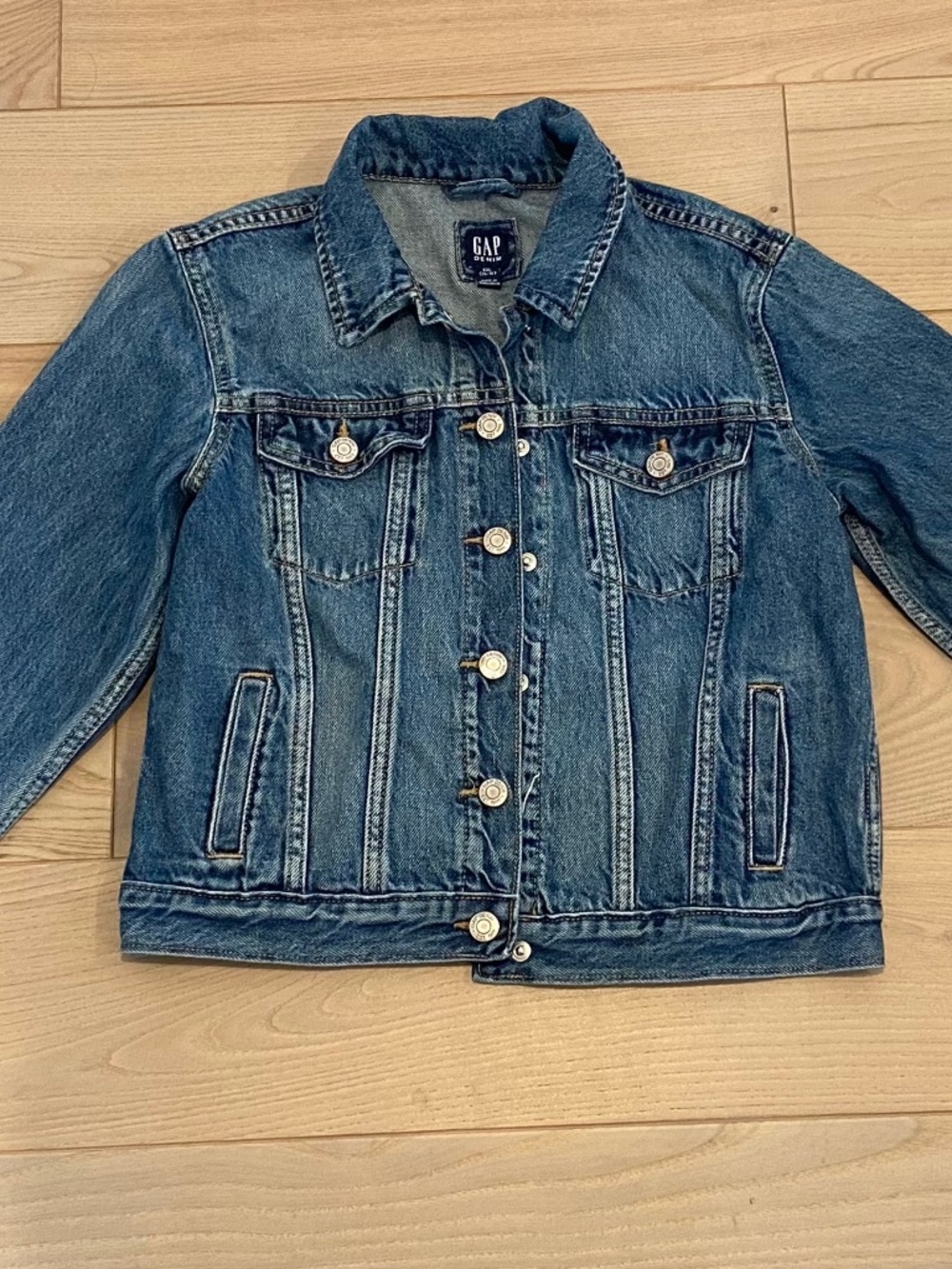 Gap Kids Girls XXL 14–16 Denim Jean Jacket Classic Button Down